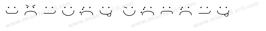 creamy smiley字体转换